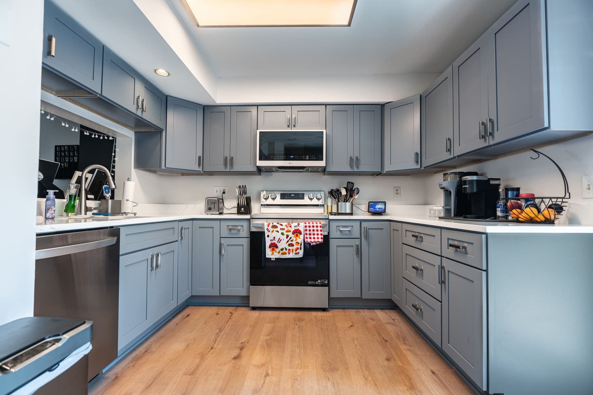 Blue Kitchen Cabinets Remodeling