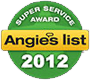 Angie's List 2012 Super Service Award