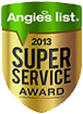 2013 Angie's list Super Service Award