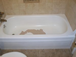 peeling bathtub glaze